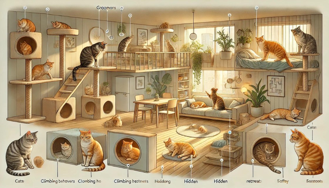 رفتارشناسی گربه ها