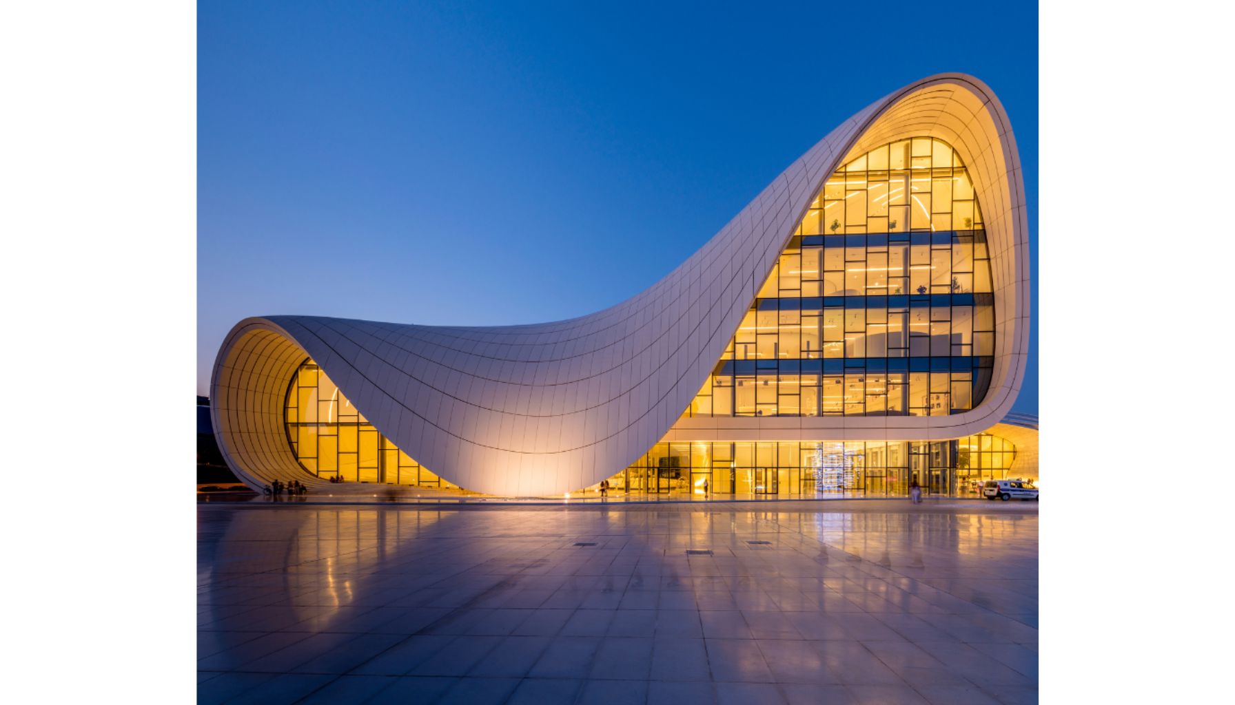 The Heydar Aliyev Center in Azerbaijan